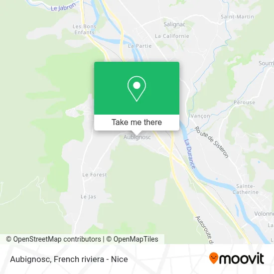 Aubignosc map