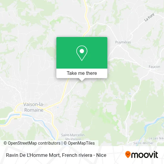 Ravin De L'Homme Mort map