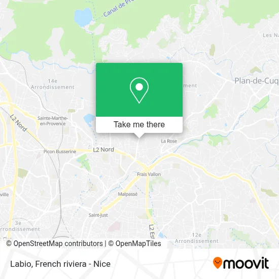 Mapa Labio
