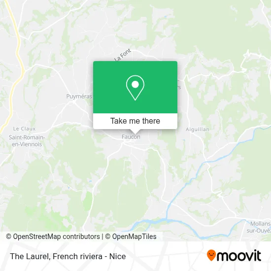 Le Laurier map