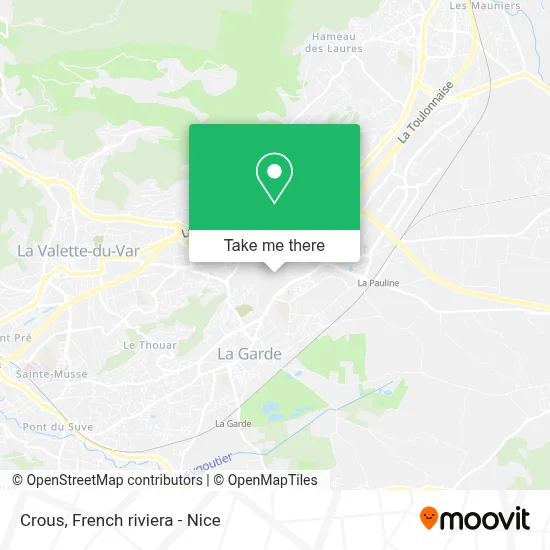 Crous map