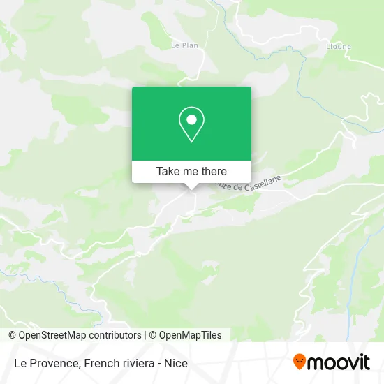 Le Provence map