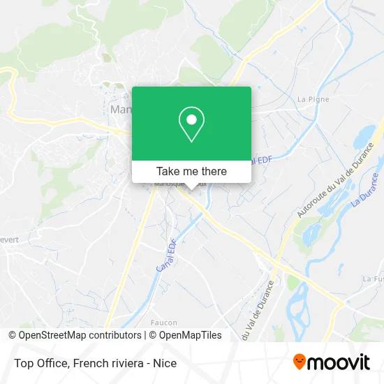 Top Office map