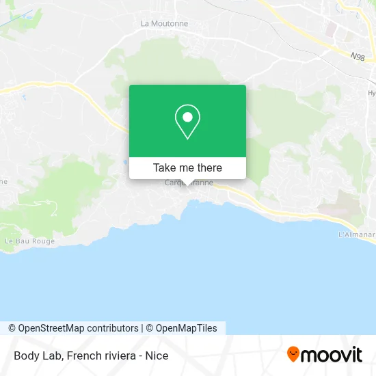 Mapa Body Lab