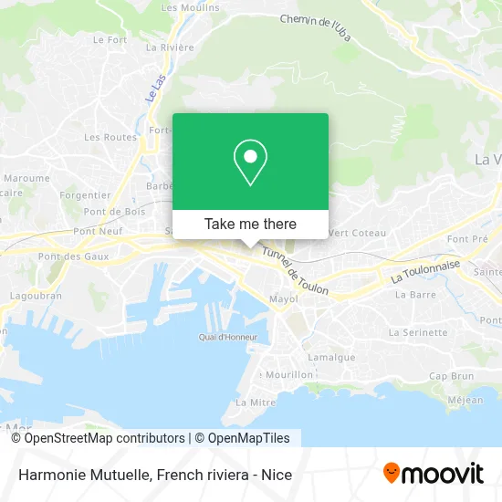 Harmonie Mutuelle map