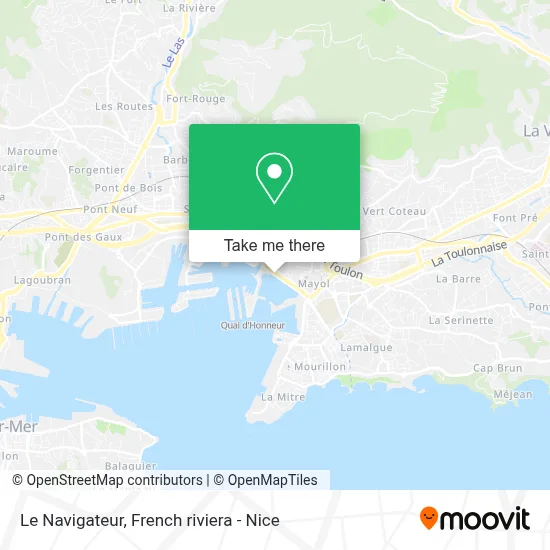 Le Navigateur map