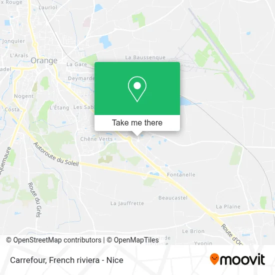 Carrefour map