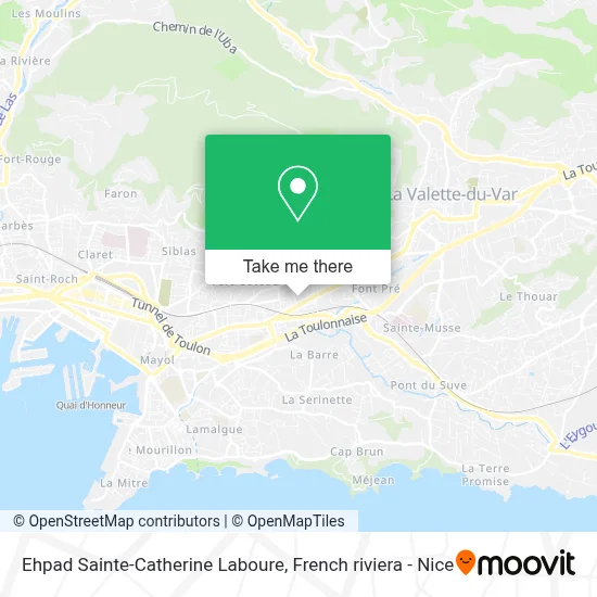 Ehpad Sainte-Catherine Laboure map