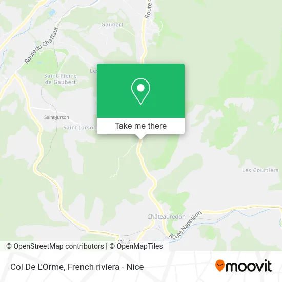 Col De L'Orme map