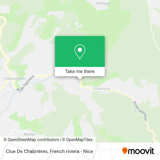 Clue De Chabrières map