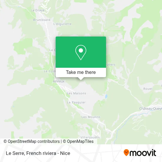 Le Serre map