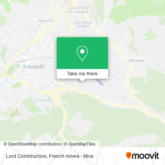 Lord Construction map
