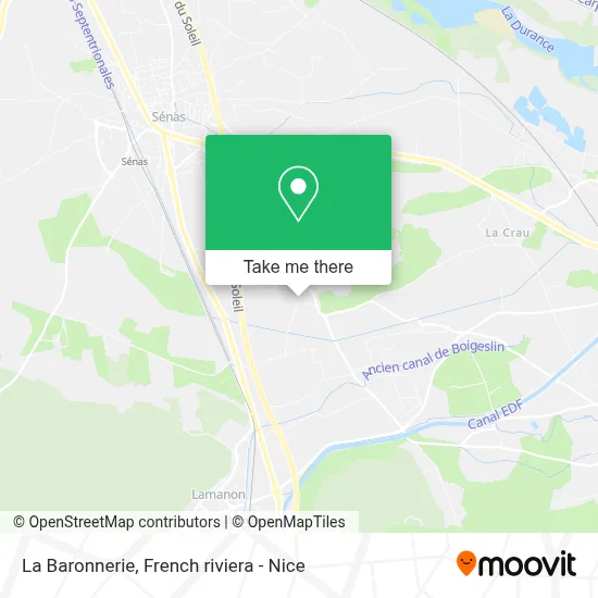 La Baronnerie map