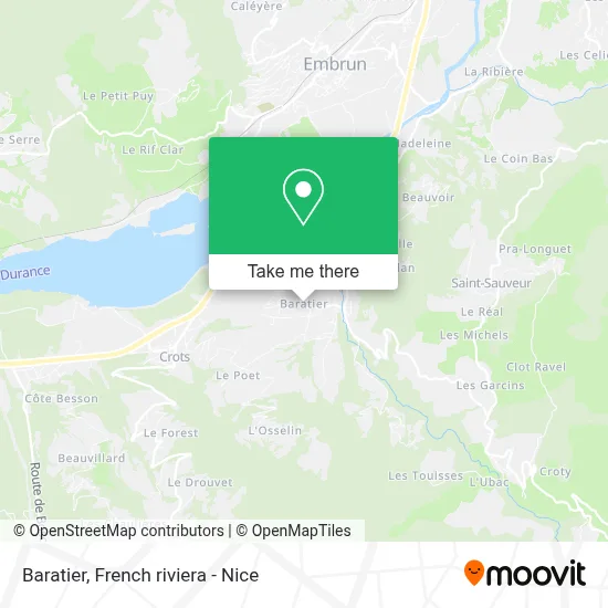 Baratier map