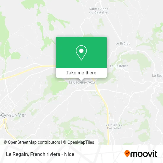 Le Regain map