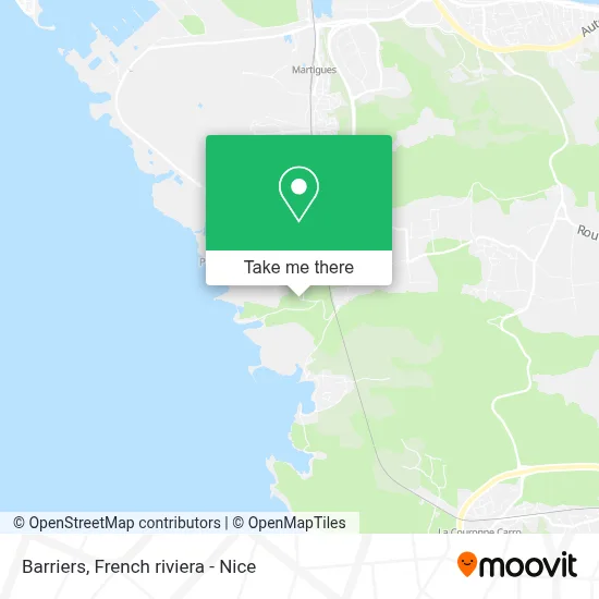 Barriere map