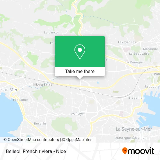 Belisol map