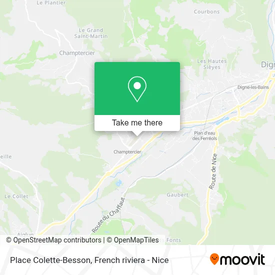 Place Colette-Besson map