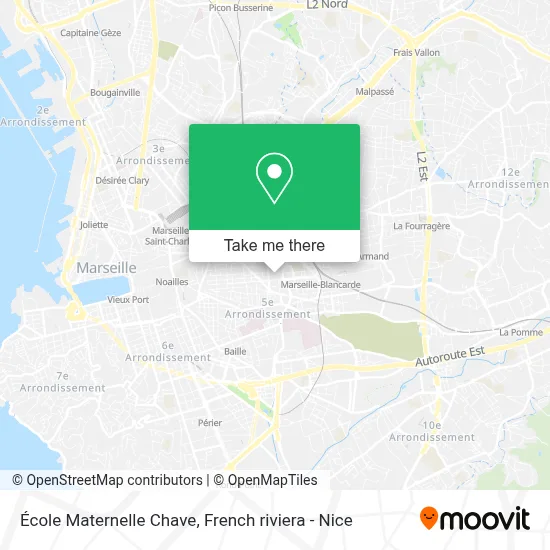 École Maternelle Chave map