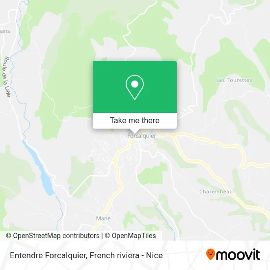 Entendre Forcalquier map