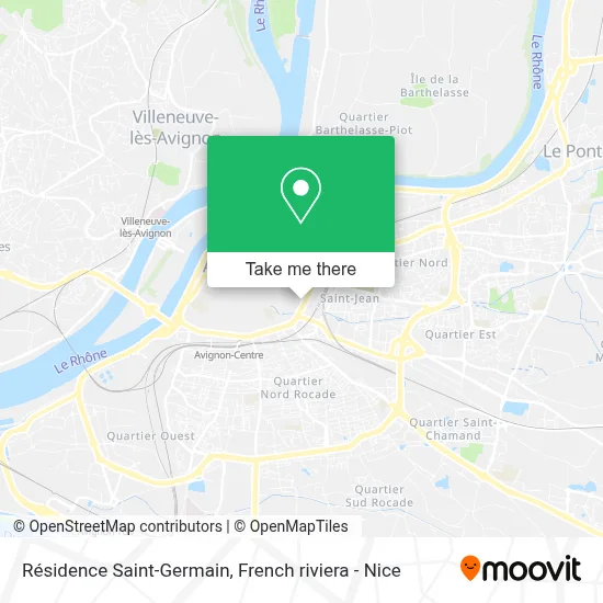 Résidence Saint-Germain map