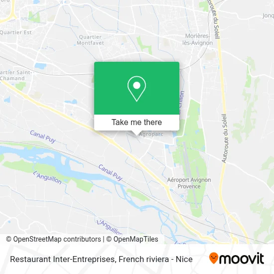 Restaurant Inter-Entreprises map