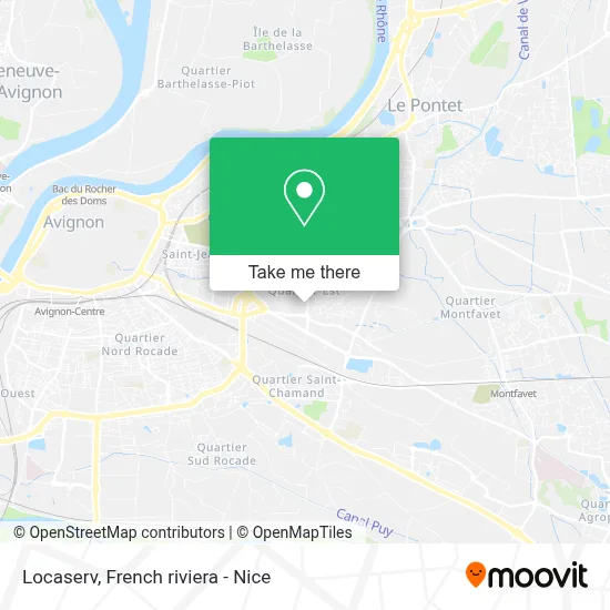 Locaserv map