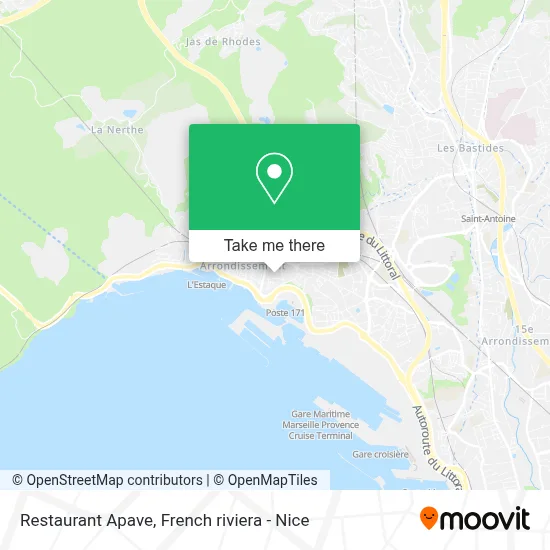 Restaurant Apave map