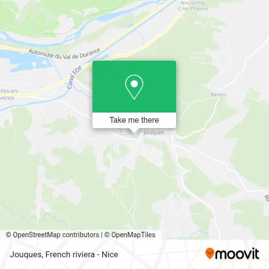 Jouques map