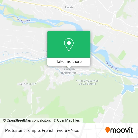 Temple Protestant map