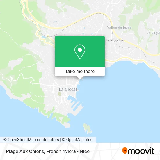 Plage Aux Chiens map