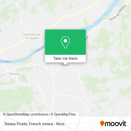 Relais Poste map