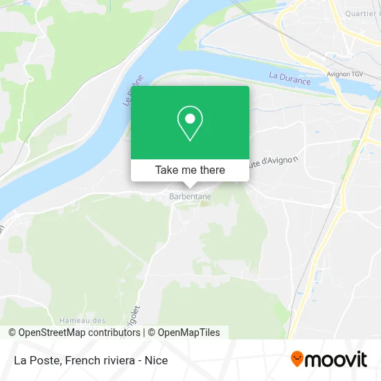 La Poste map