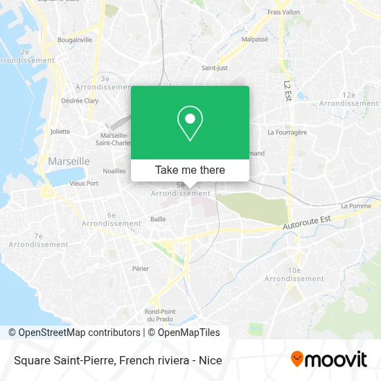 Square Saint-Pierre map