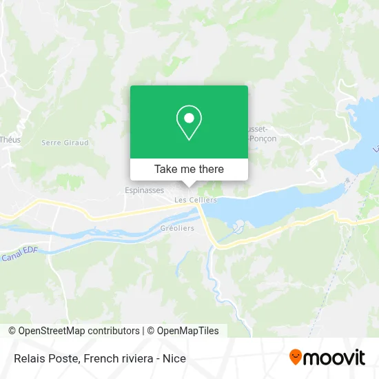 Relais Poste map