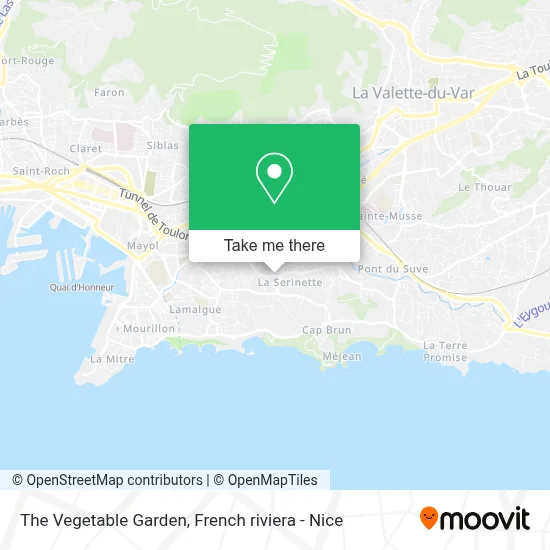 Le Potager map