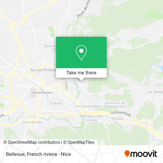 Bellevue map
