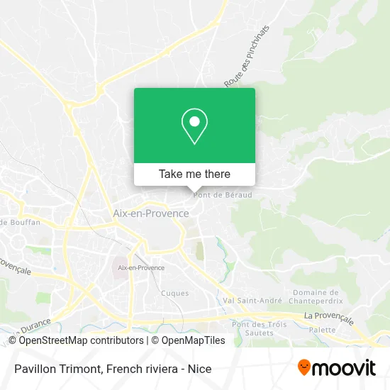 Pavillon Trimont map