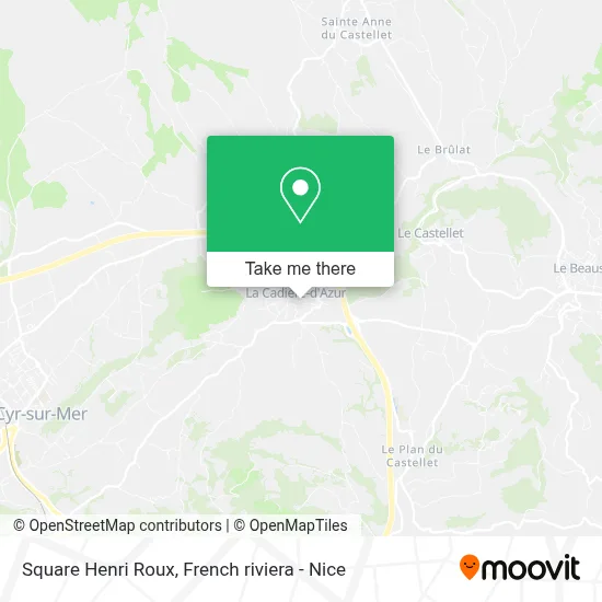 Square Henri Roux map