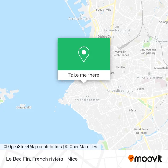 Le Bec Fin map