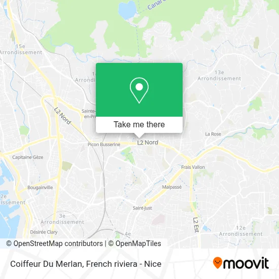 Coiffeur Du Merlan map