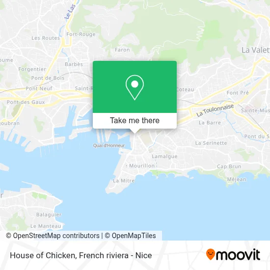 House Of Chicken map