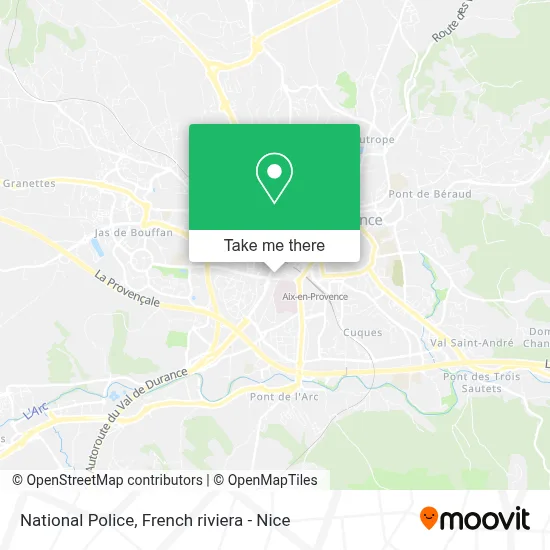 Police Nationale map