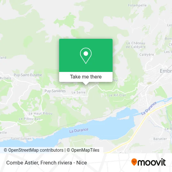 Combe Astier map
