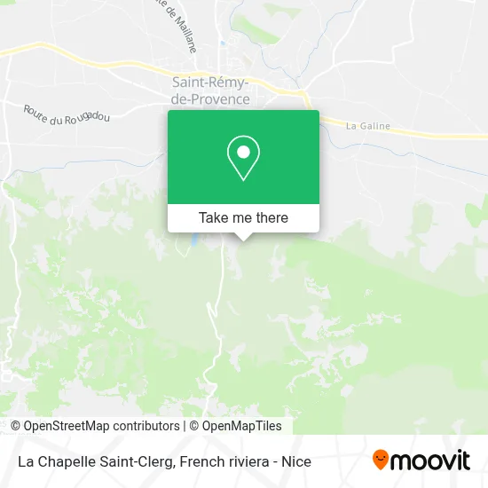 La Chapelle Saint-Clerg map