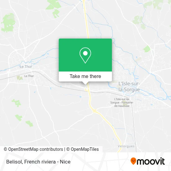 Belisol map