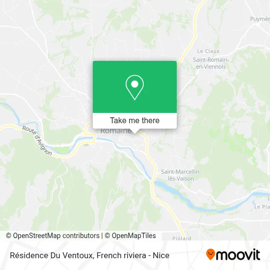 Résidence Du Ventoux map