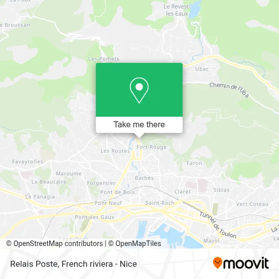 Relais Poste map
