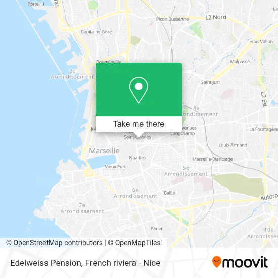 Pension Edelweiss map