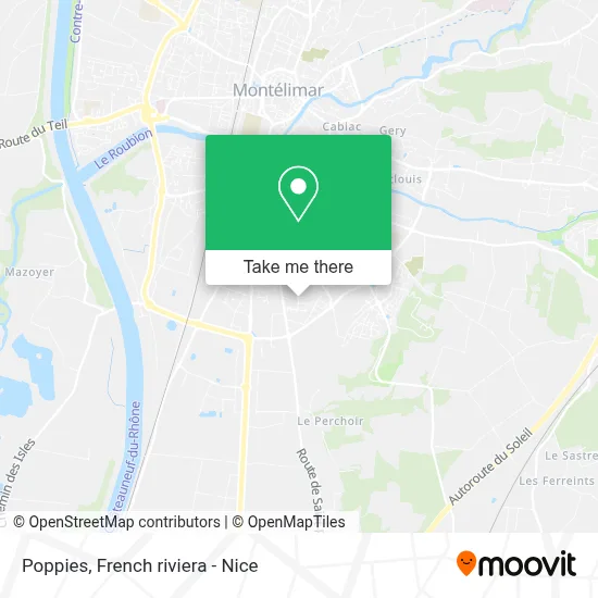 Coquelicots map